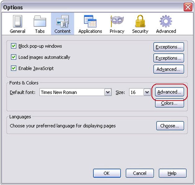 Fonts-options fonts-options Image