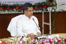 Launching of e-Cabinet and Felicitation of 100% E-Office Achievers by Prof. (Dr) Manik Saha, Hon’ble Chief Minister, Tripura