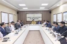 Hon'ble Chief Minister Professor (Dr.) Manik Saha chaired a review meeting of the Good Governance department at Tripura Institution for Transformation, Agartala.