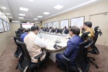 Hon'ble Chief Minister Professor (Dr.) Manik Saha chaired a review meeting of the Good Governance department at Tripura Institution for Transformation, Agartala.