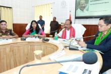 Governor Indra Sena Reddy Nallu Reviews Development Projects In Khowai District.