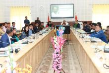 Governor Indra Sena Reddy Nallu Reviews Development Projects In Khowai District.