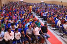 Inauguration of the newly constructed 750 seats Raima-Sayama Kalakshetra in Gandatuisa of Dhalai district.