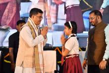 Hon’ble Chief Minister Professor (Dr.) Manik Saha  inaugurated Vidya Samiksha Kendra at Old Shishu Bihar School Complex, Agartala.